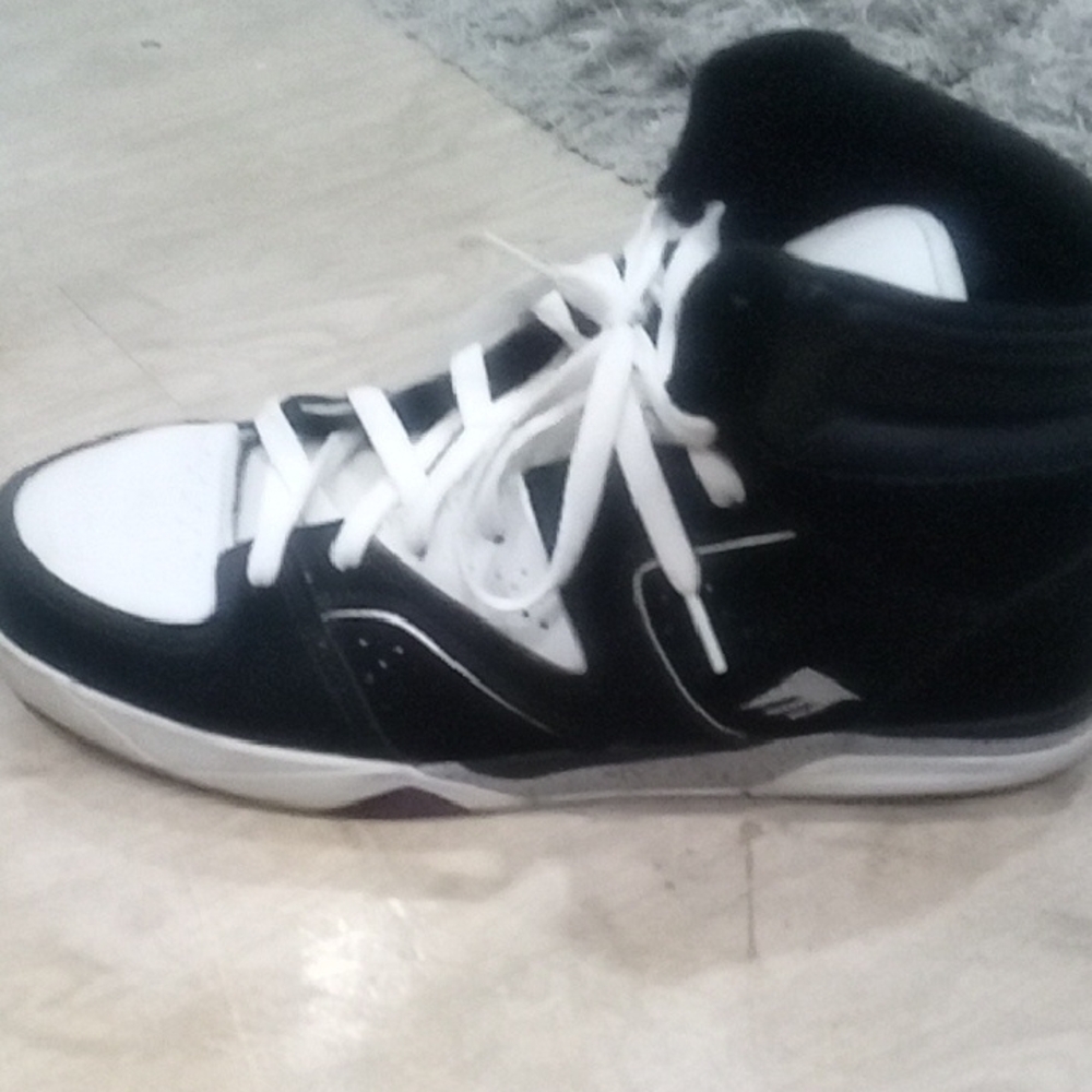 Emerica Black and White Sneakers